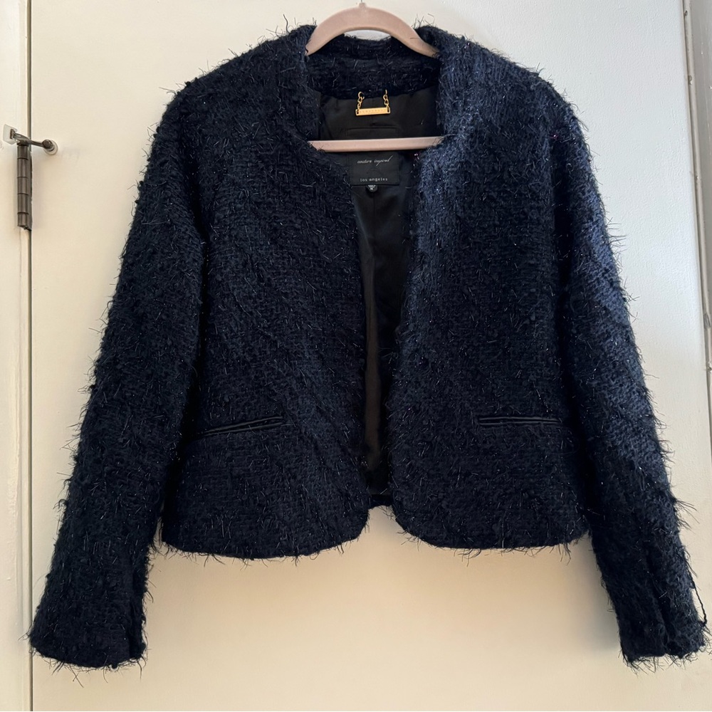 Sanctuary Clothing Blue/Black Womens Blazer